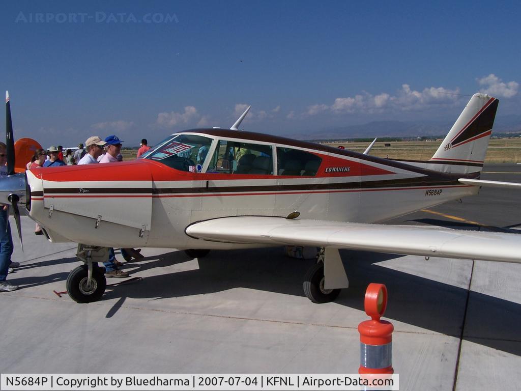 N5684P, 1959 Piper PA-24-250 Comanche C/N 24-756, Parked for display