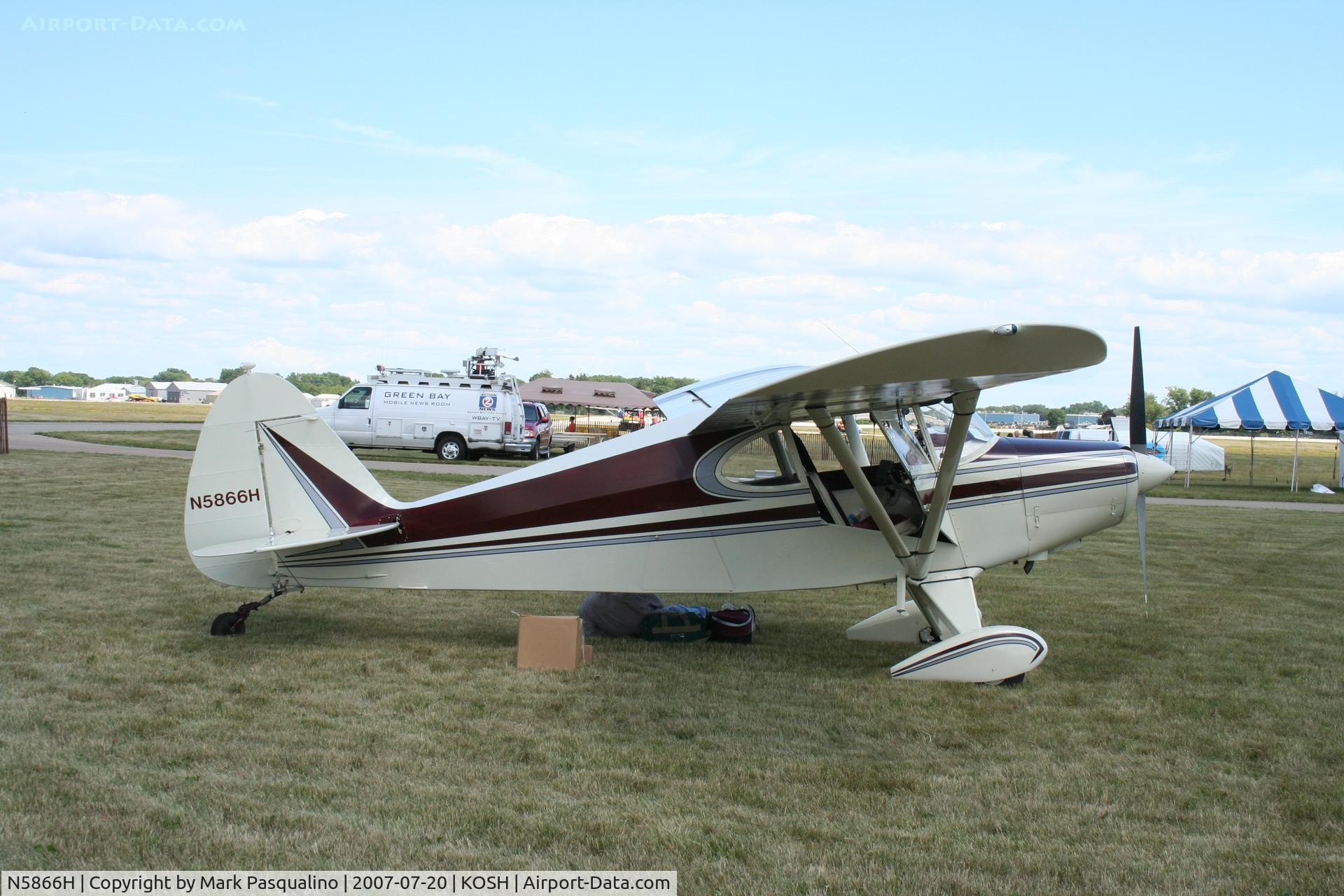 N5866H, 1949 Piper PA-16 Clipper C/N 16-485, Piper PA-16