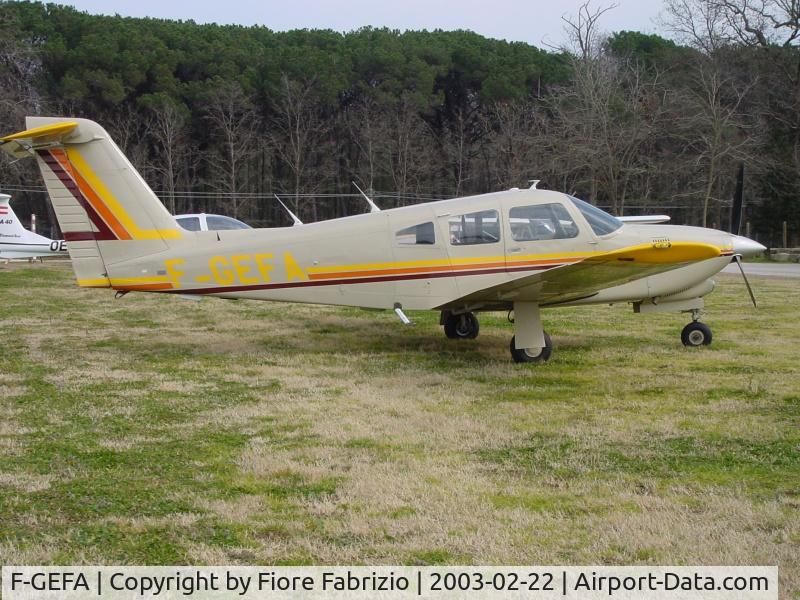 F-GEFA, Piper PA-28RT-201T Arrow IV C/N 28R8231036, PA 28 RT 201 T. Flying Sabaudia. February 2003.