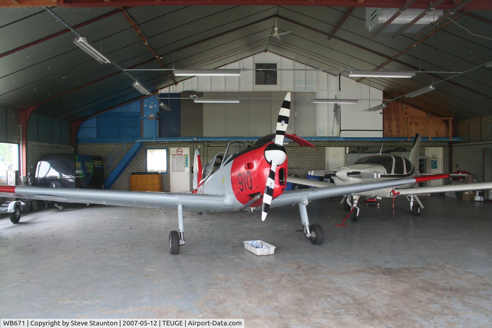 WB671, 1950 De Havilland DHC-1 Chipmunk T.10 C/N C1/0119, Taken on a recent Aeroprint Tour @ Teuge