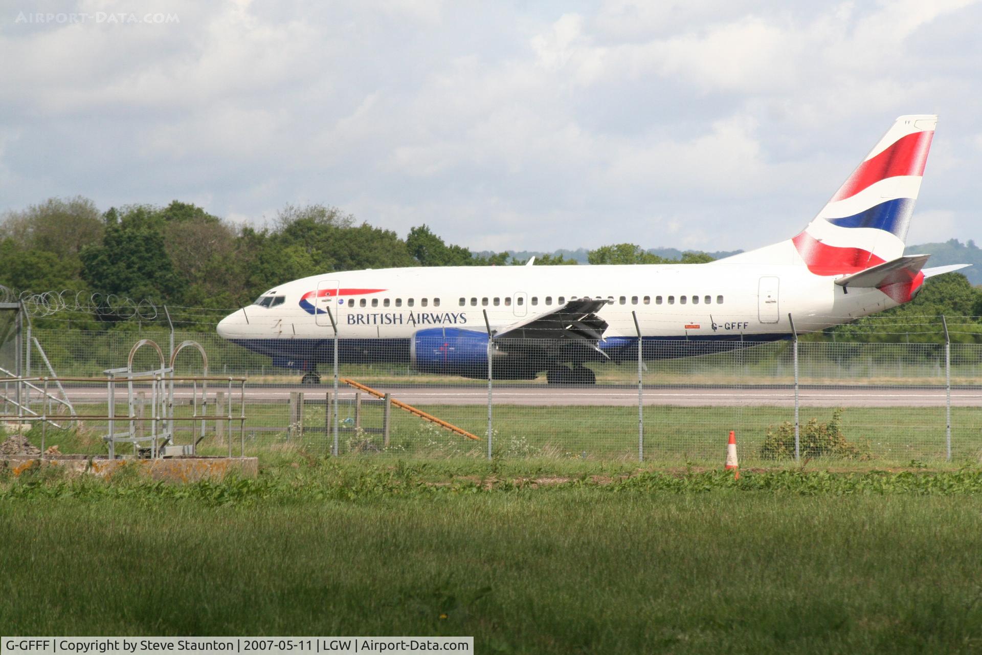 G-GFFF, 1990 Boeing 737-53A C/N 24754, Taken at London Gatwick