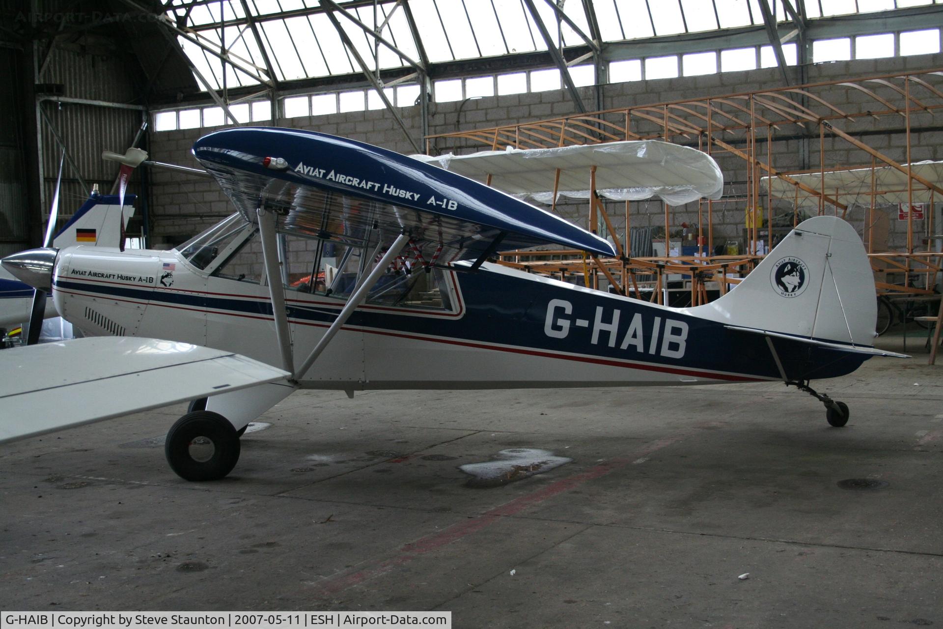 G-HAIB, 2004 Aviat A-1B Husky C/N 2255, Taken on a recent base tour at Shoreham