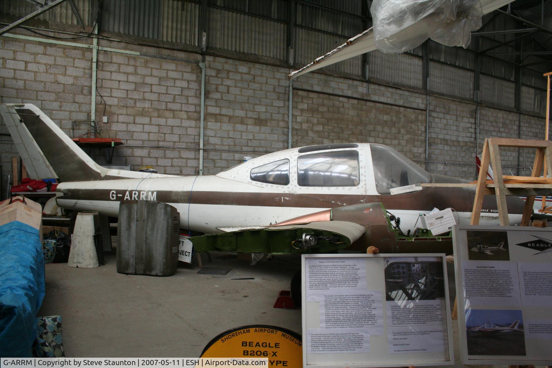 G-ARRM, 1961 Beagle B-206X C/N B001, Taken on a recent base tour at Shoreham