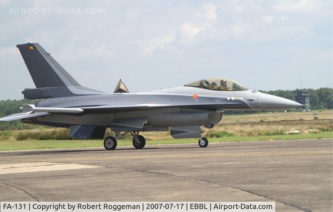 FA-131, 1991 SABCA F-16AM Fighting Falcon C/N 6H-131, Display colors for 2007.
