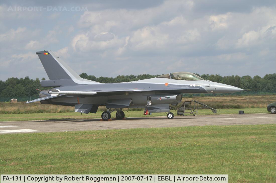 FA-131, 1991 SABCA F-16AM Fighting Falcon C/N 6H-131, Display colors for 2007.