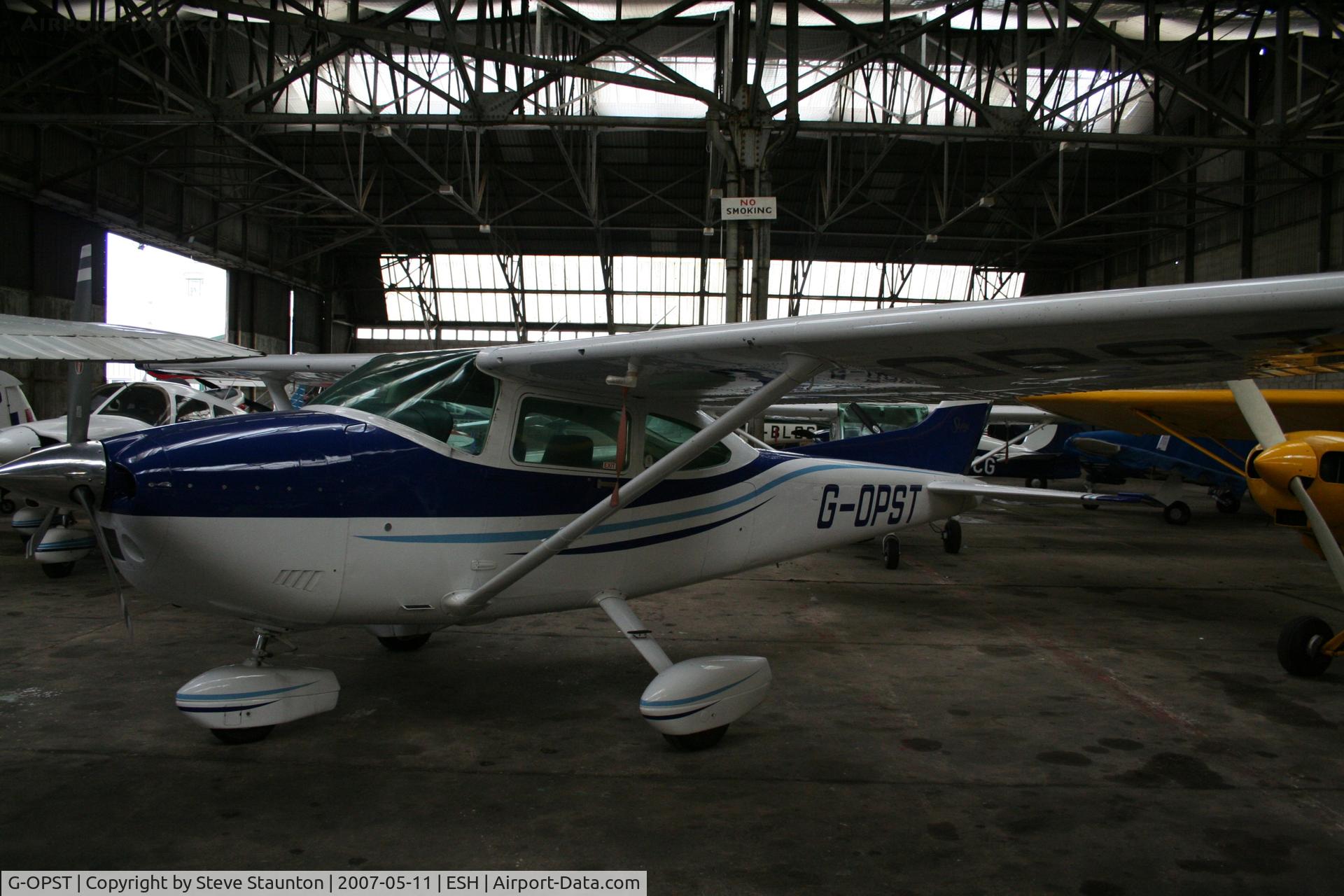 G-OPST, 1981 Cessna 182R Skylane C/N 182-67932, Taken on a recent base tour at Shoreham