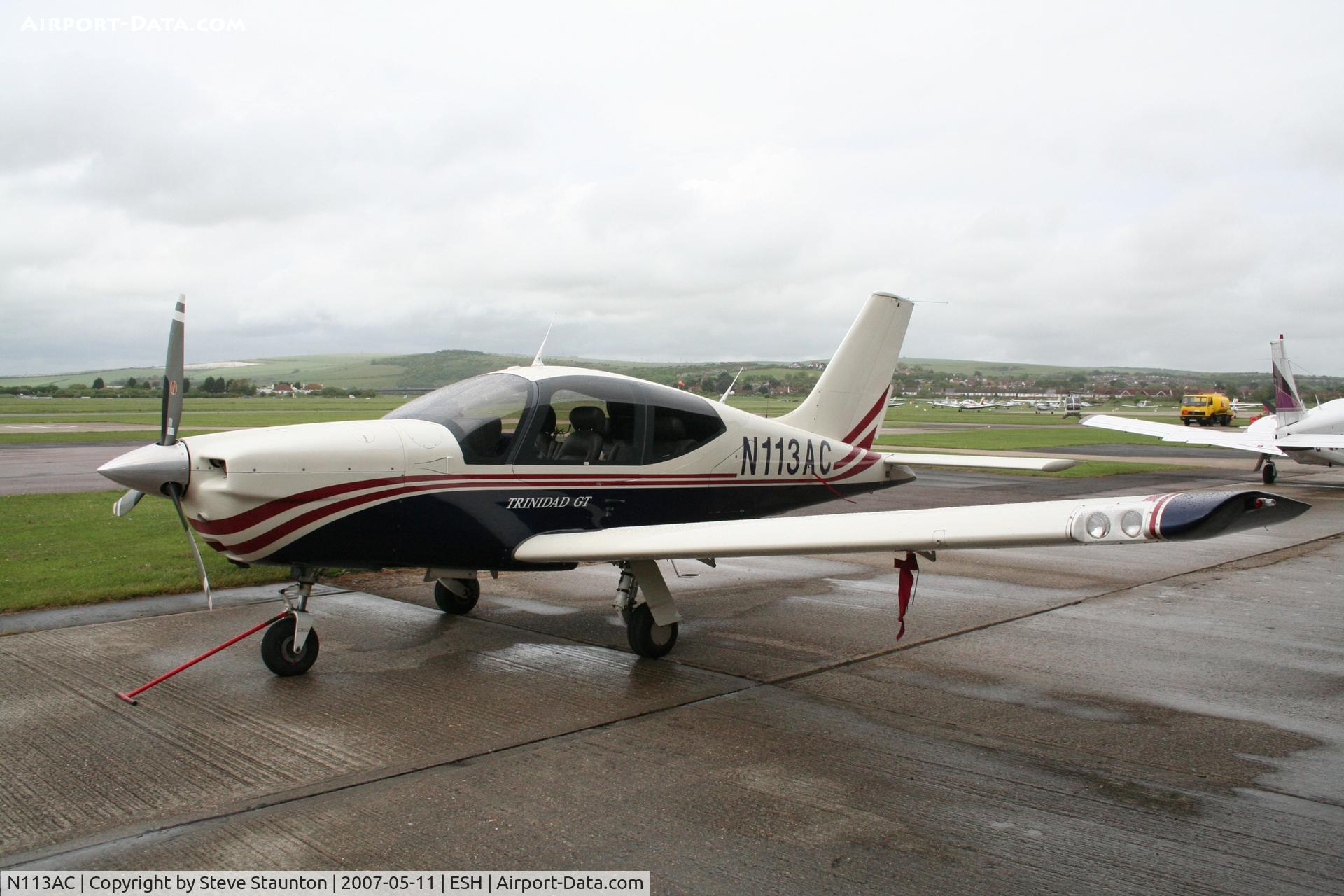 N113AC, 2002 Socata TB-20 Trinidad C/N 2121, Taken on a recent base tour at Shoreham