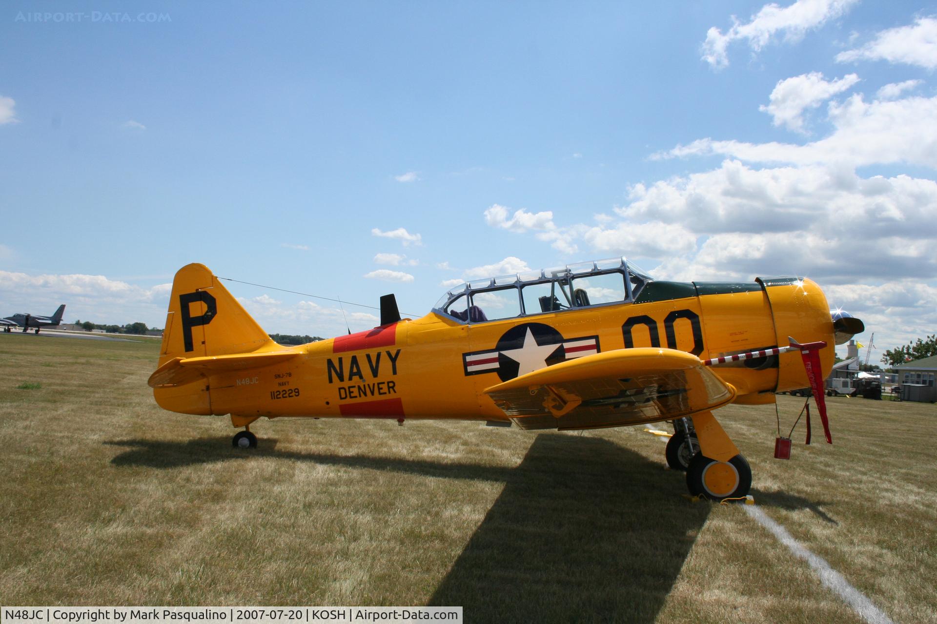 N48JC, North American AT-6G Texan Texan C/N 121-43192, North American AT-6G