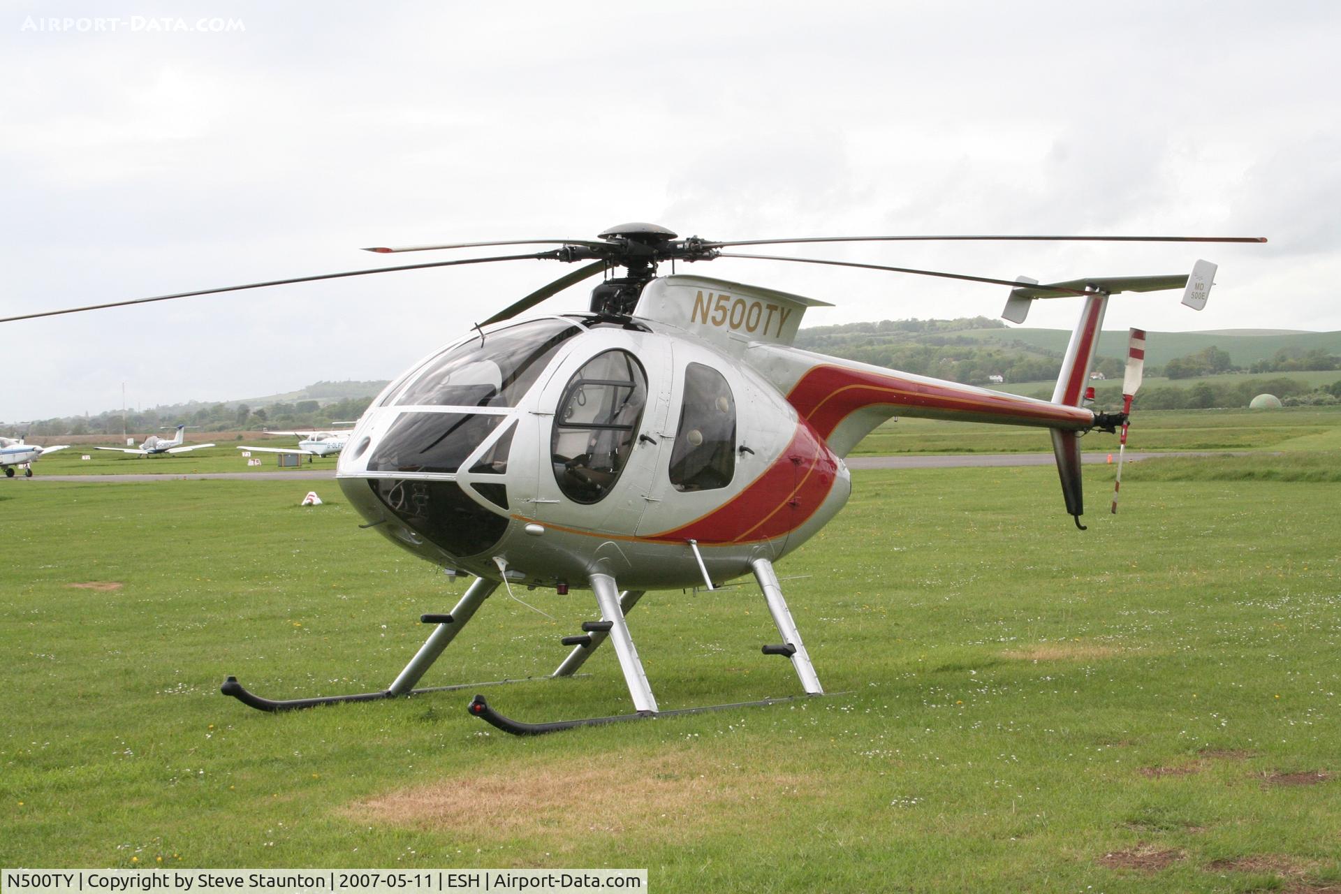 N500TY, 1984 Hughes 369E C/N 0086E, Taken on a recent base tour at Shoreham