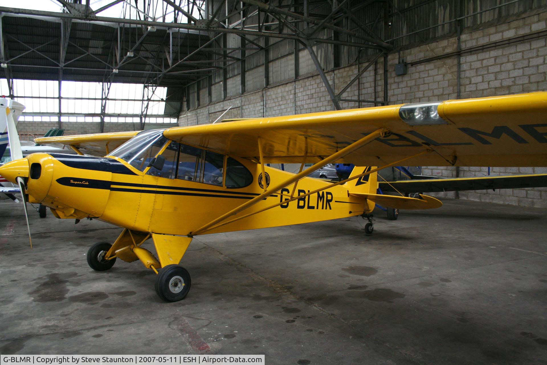G-BLMR, 1953 Piper L-18C Super Cub (PA-18-95) C/N 18-2057, Taken on a recent base tour at Shoreham