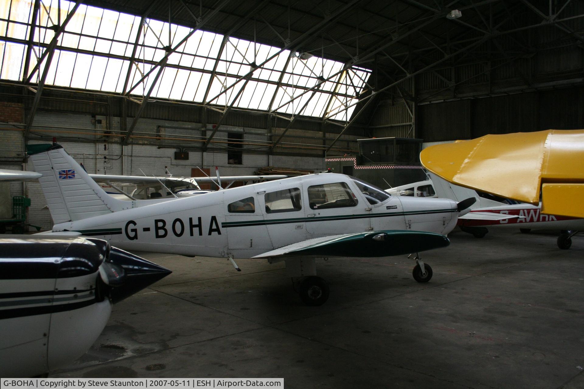 G-BOHA, 1978 Piper PA-28-161 Cherokee Warrior II C/N 28-7816352, Taken on a recent base tour at Shoreham