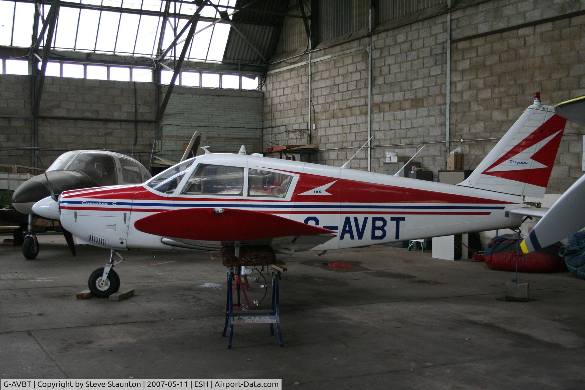 G-AVBT, 1967 Piper PA-28-180 Cherokee C C/N 28-3945, Taken on a recent base tour at Shoreham