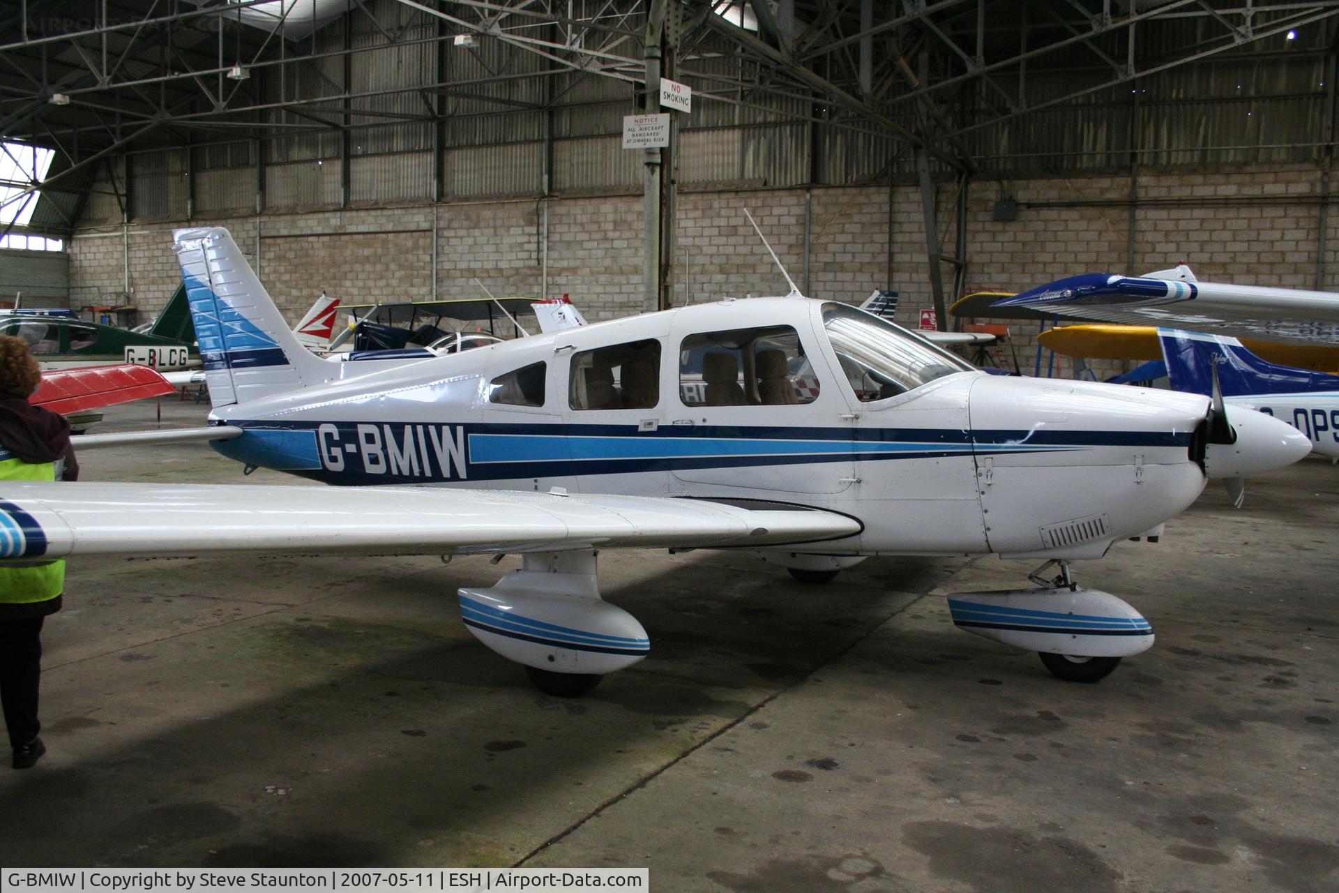 G-BMIW, 1981 Piper PA-28-181 Cherokee Archer II C/N 28-8190093, Taken on a recent base tour at Shoreham