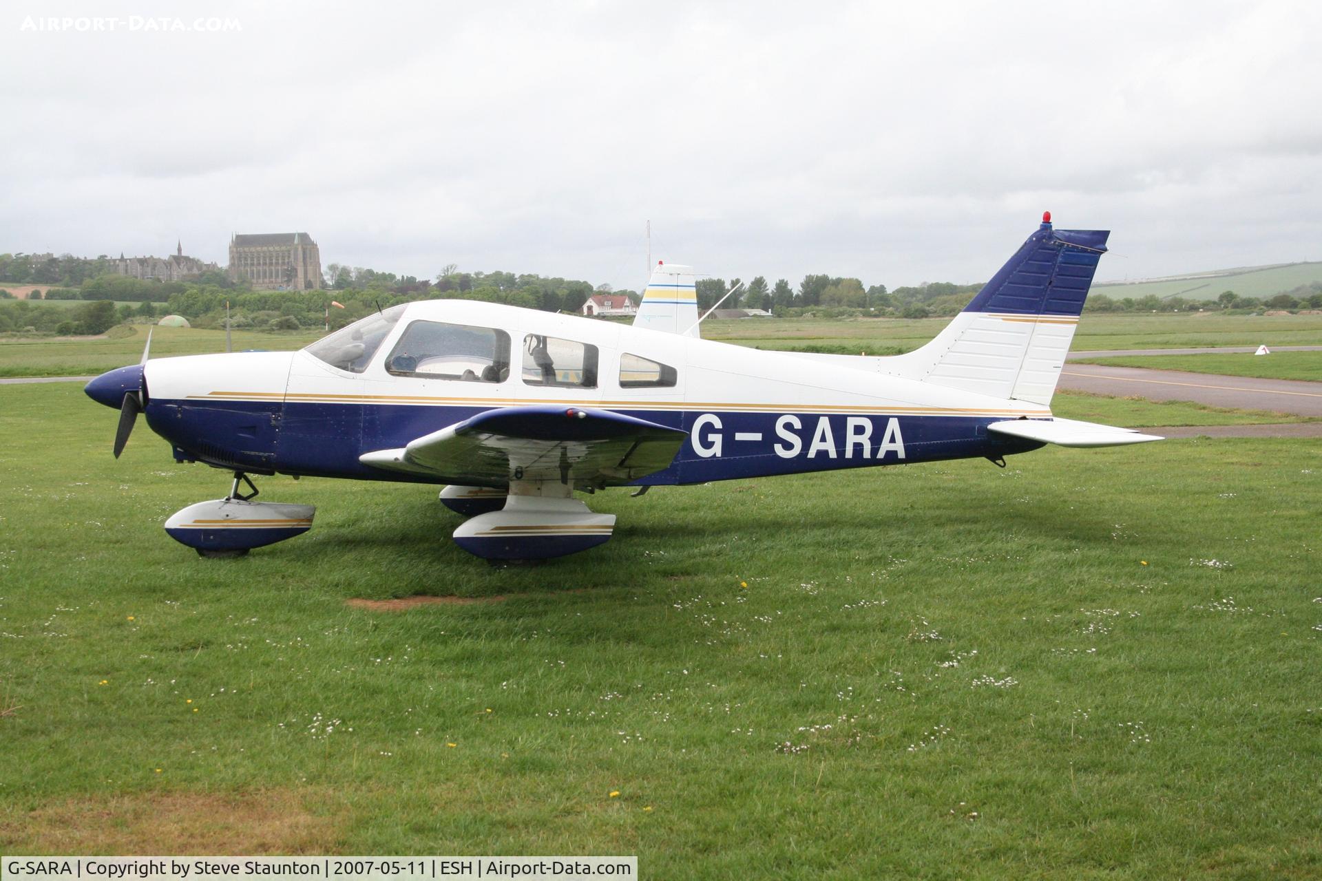 G-SARA, 1979 Piper PA-28-181 Cherokee Archer II C/N 28-7990039, Taken on a recent base tour at Shoreham