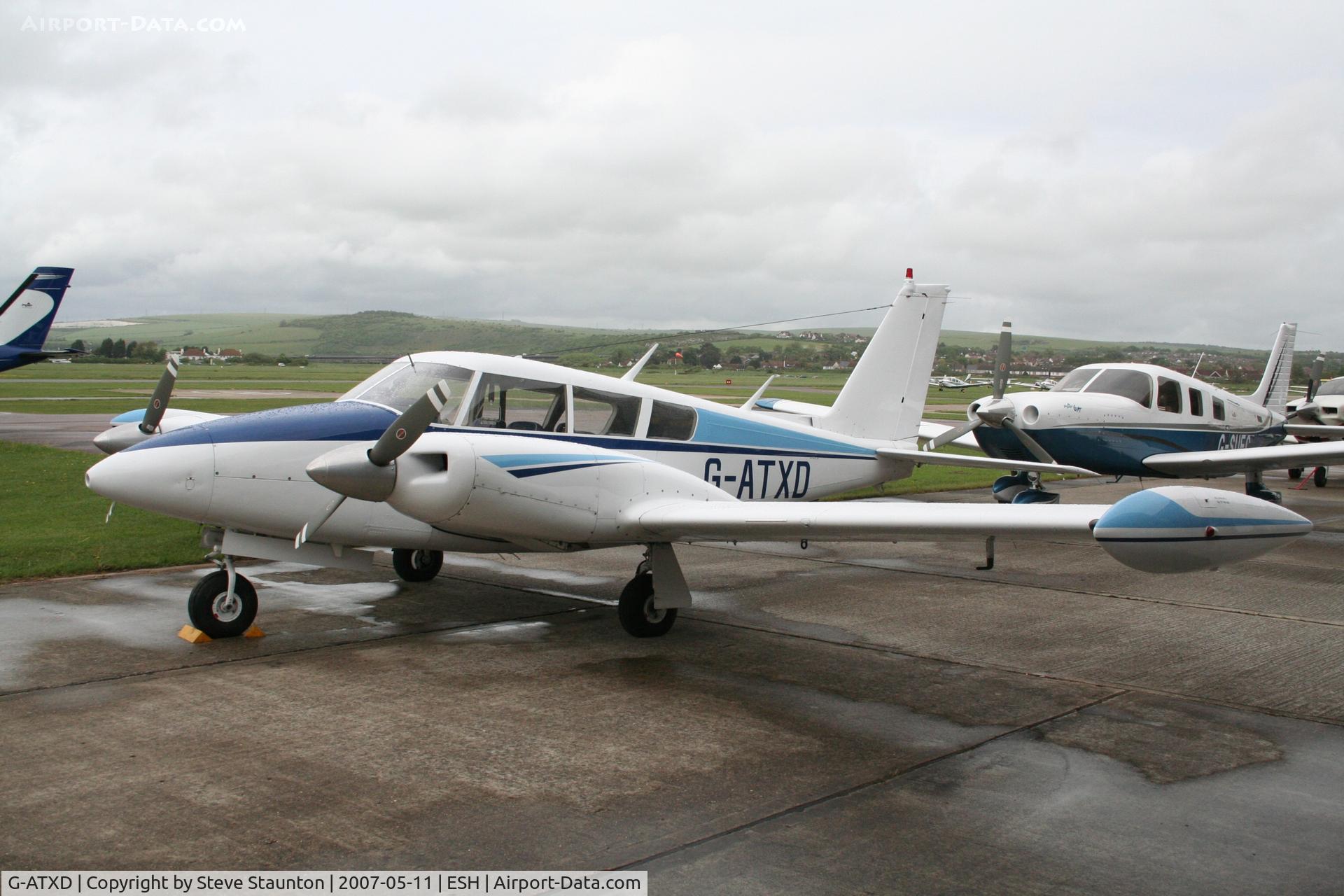 G-ATXD, 1966 Piper PA-30-160 B Twin Comanche C/N 30-1166, Taken on a recent base tour at Shoreham