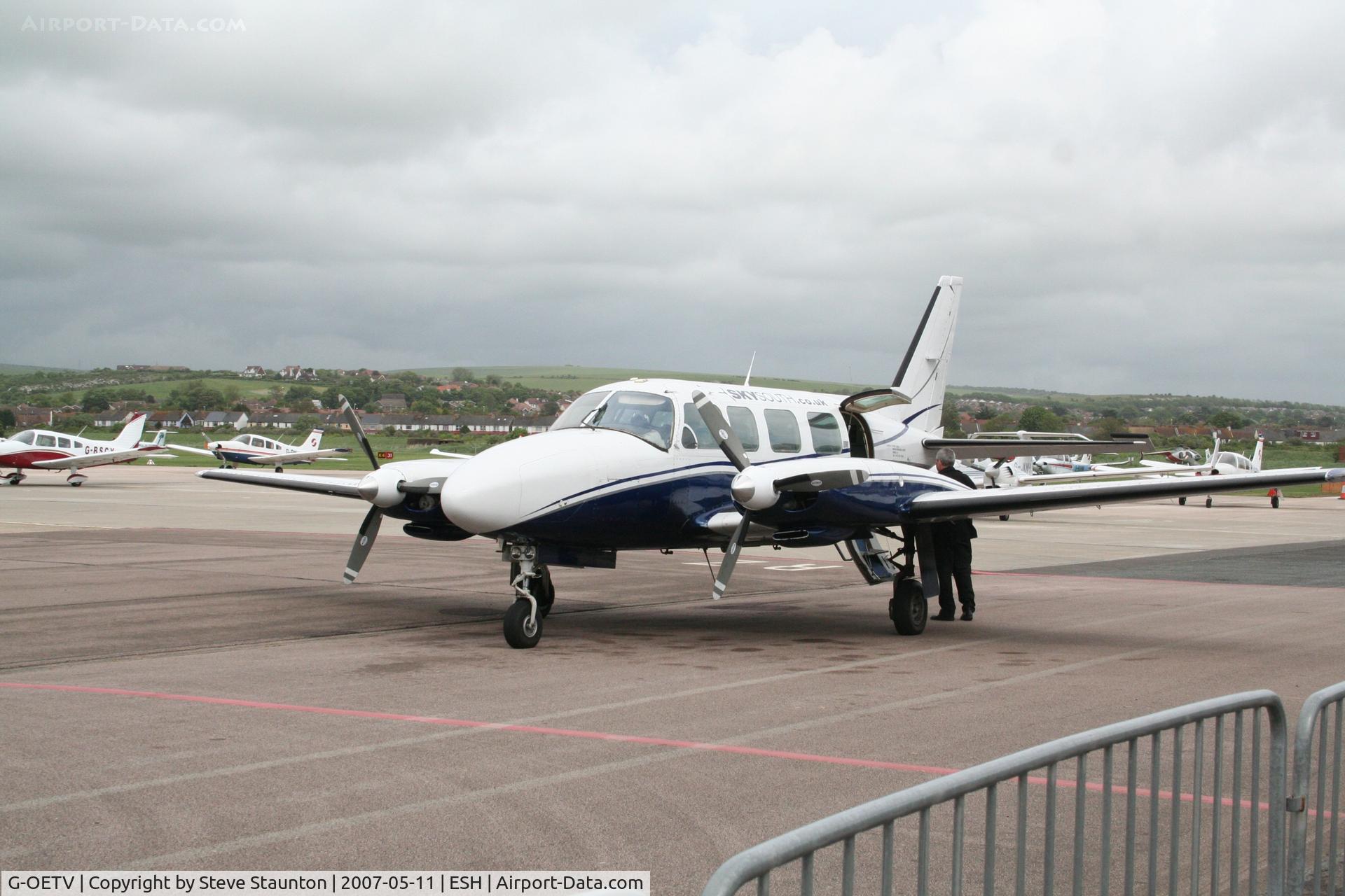 G-OETV, 1978 Piper PA-31-350 Chieftain C/N 31-7852073, Taken on a recent base tour at Shoreham