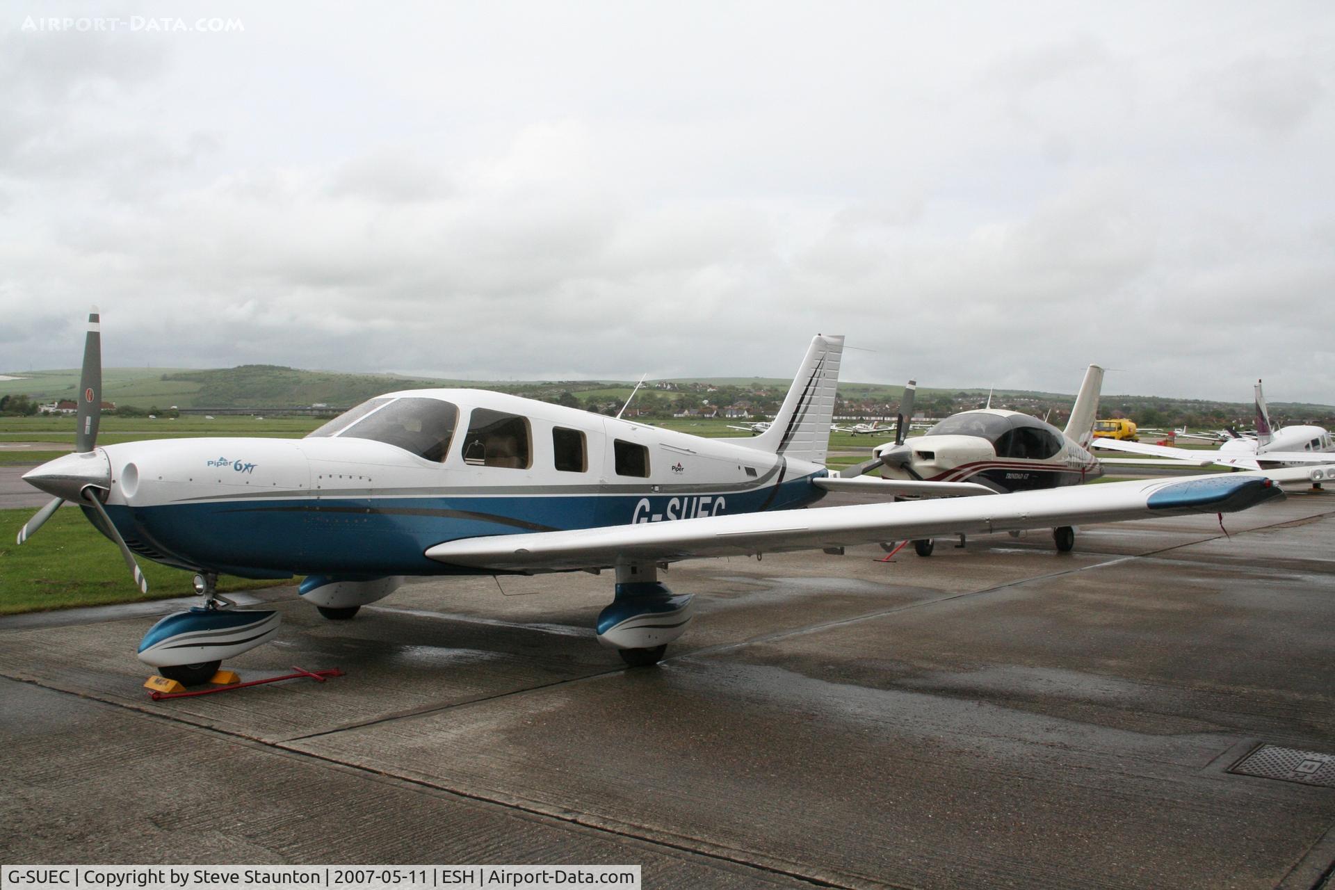 G-SUEC, 2005 Piper PA-32-301XTC Saratoga C/N 32-55029, Taken on a recent base tour at Shoreham