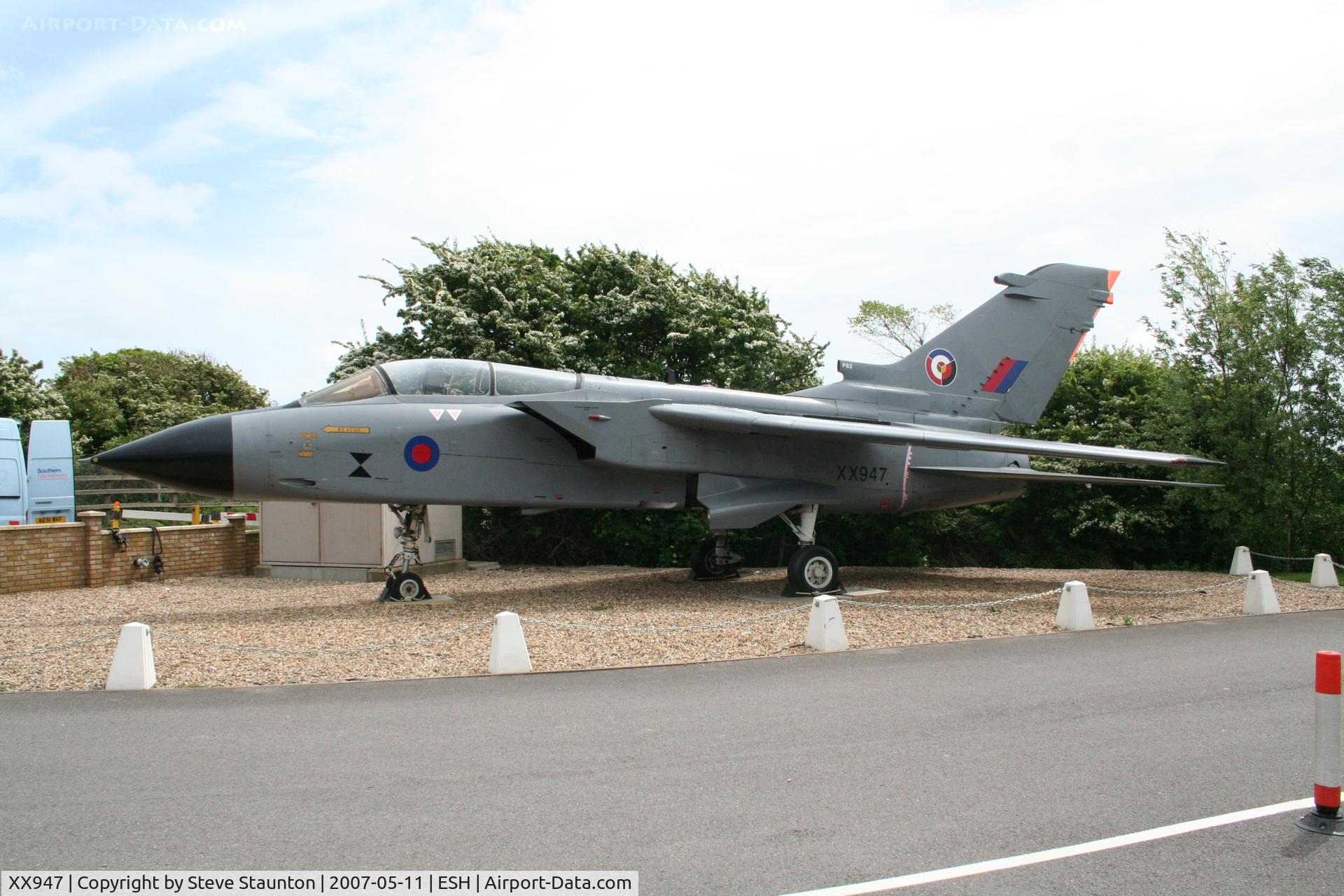 XX947, 1975 Panavia Tornado GR.1 C/N P.03, Taken on a recent base tour at Shoreham