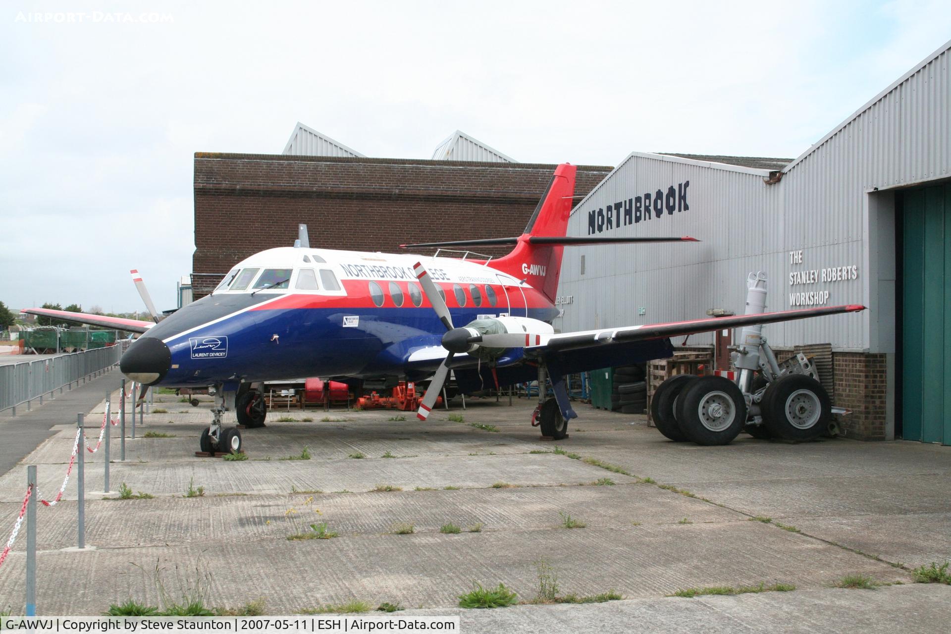 G-AWVJ, 1968 Scottish Aviation Jetstream T.1 C/N 206, Taken on a recent base tour at Shoreham