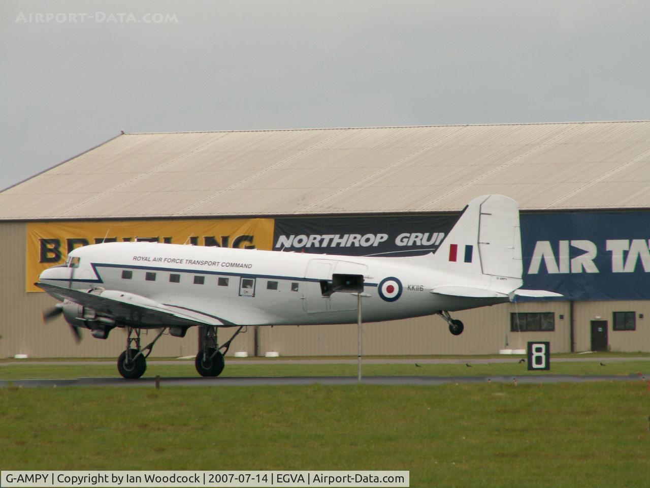 G-AMPY, 1944 Douglas C-47B-15-DK Dakota 4 C/N 26569, Douglas DC-3-C-47B/RIAT Fairford (carries KK116)