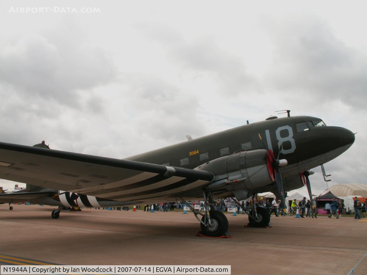 N1944A, 1944 Douglas DC3C-S1C3G (C-47A) C/N 19677, Douglas DC-3-C-47A/RIAT Fairford (marked J8-B/315211)