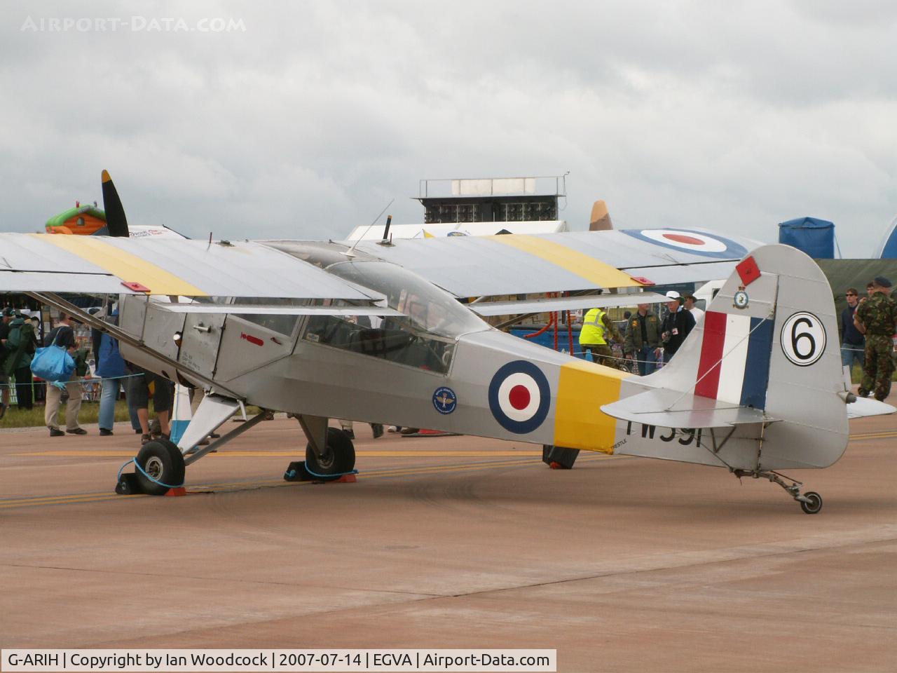 G-ARIH, 1946 Auster 6A Tugmaster C/N 2463, Auster 6A/RIAT Fairford (carries TW591)