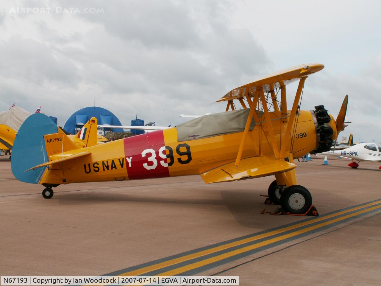 N67193, 1942 Boeing E75 (N2S-5) C/N 75-8116, Boeing Stearman Kaydet N2S-5/RIAT Fairford