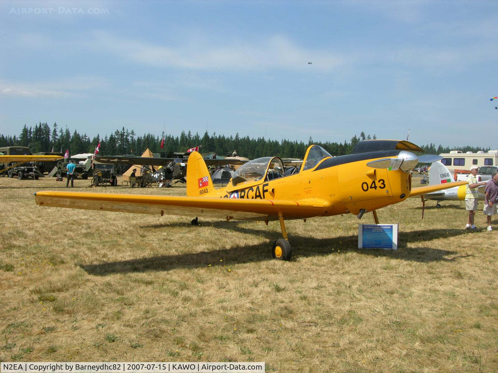 N2EA, 1956 De Havilland Canada DHC-1B-2-S5 Chipmunk Mk2 C/N 18043, DHC-1 Chipmunk.  I flew this one 40 years ago!
