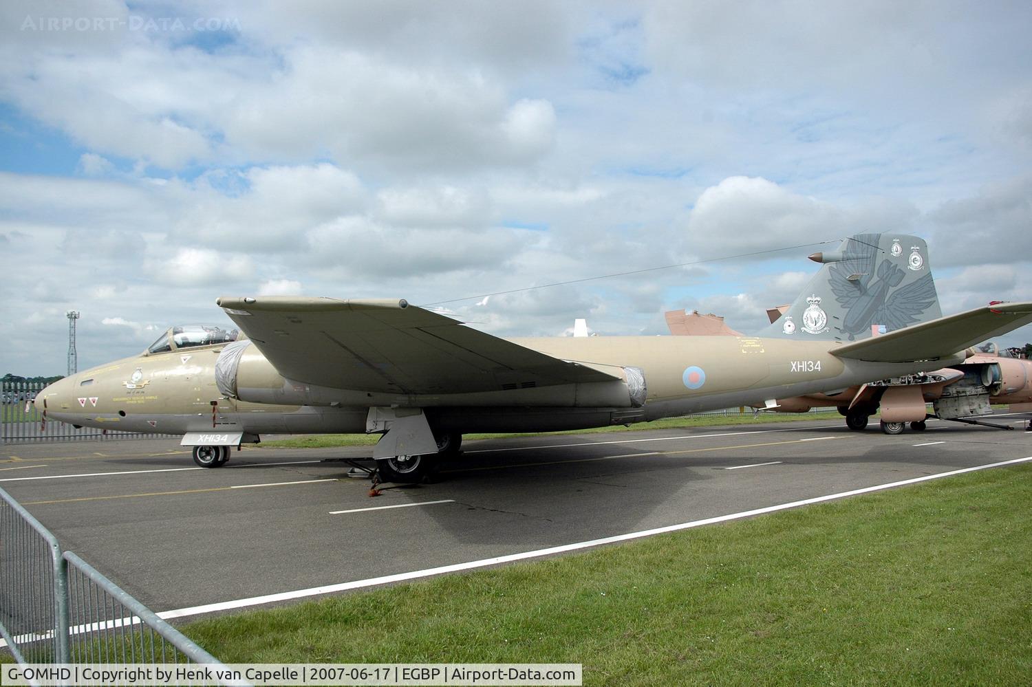 G-OMHD, 1959 English Electric Canberra PR.9 C/N SH1724, Canberra, still with its RAF registration XH134