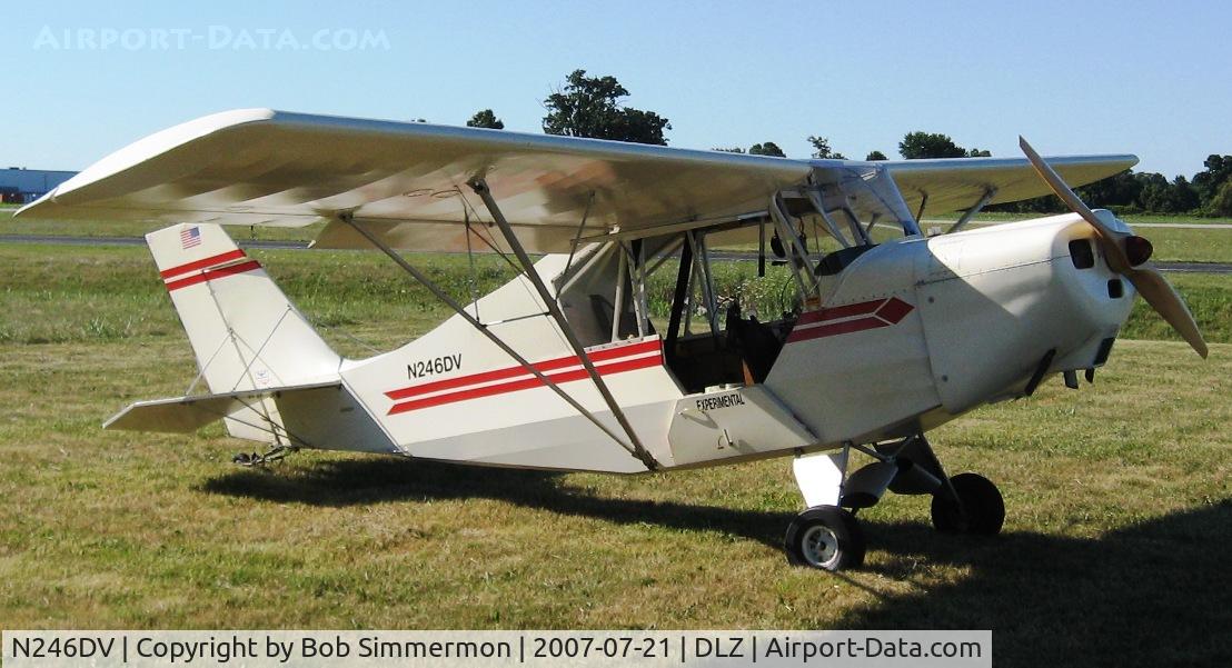 N246DV, 1995 Fisher Horizon C/N H086, At the Delaware, OH breakfast fly-in