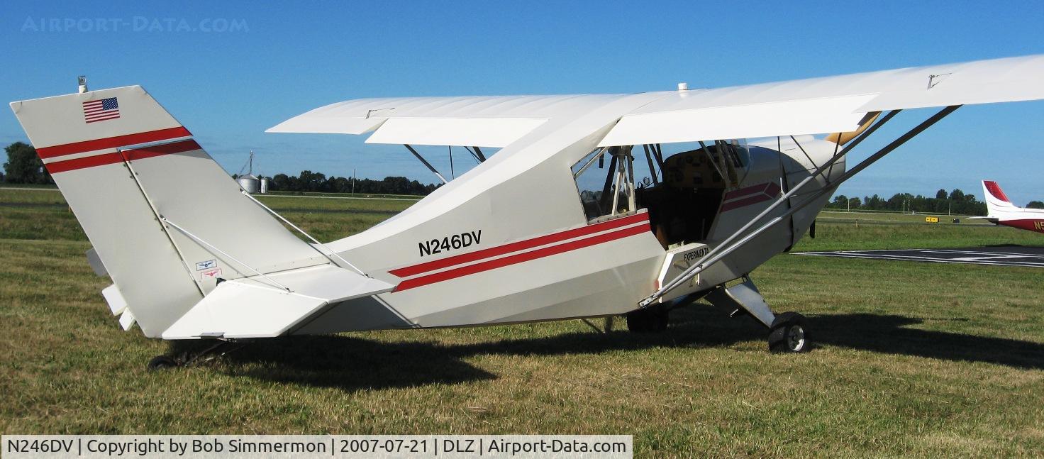 N246DV, 1995 Fisher Horizon C/N H086, At the Delaware, OH breakfast fly-in