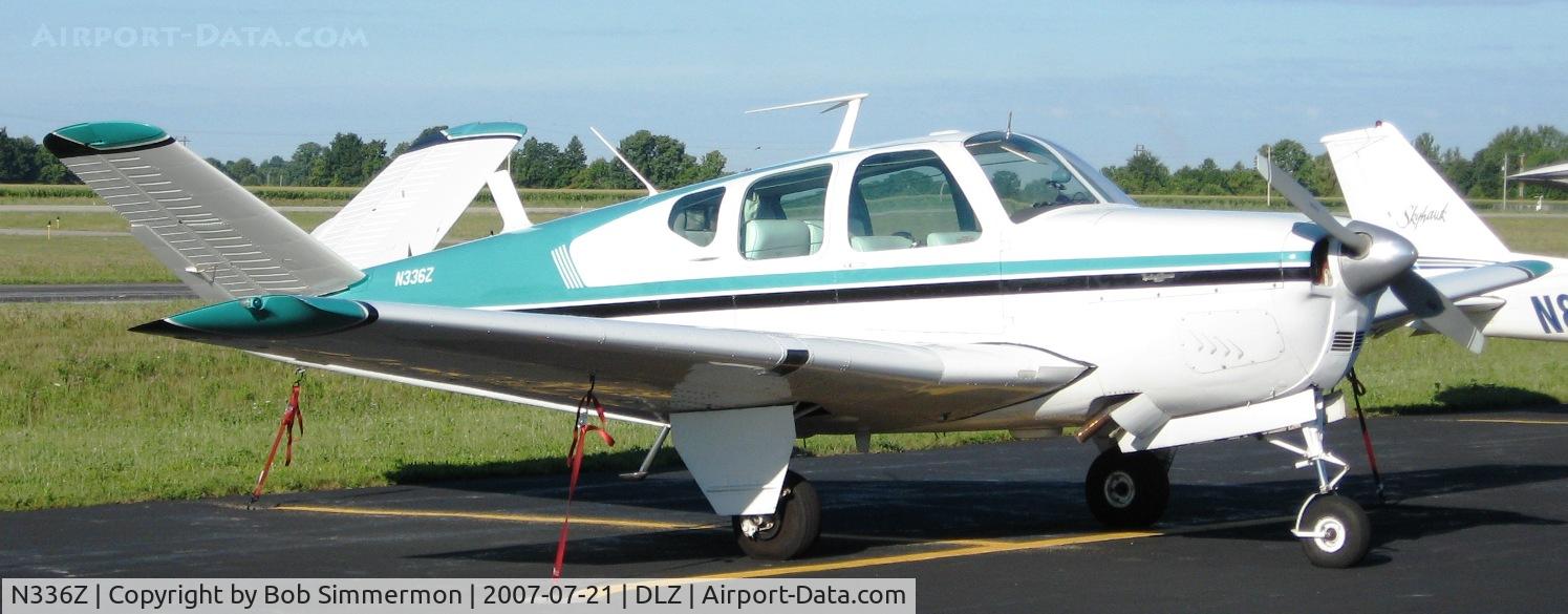N336Z, 1960 Beech M35 Bonanza C/N D-6489, On the ramp at Delaware, OH