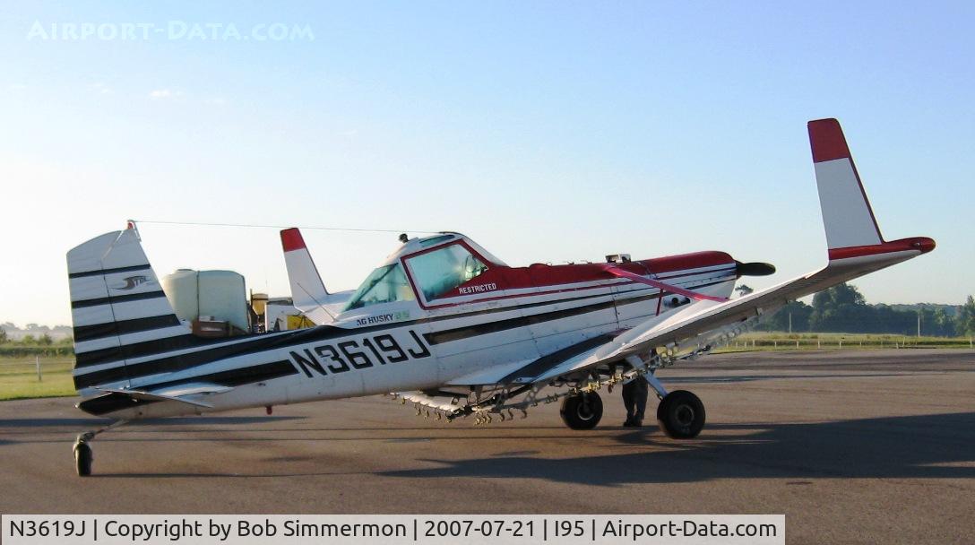 N3619J, 1979 Cessna T188C Ag Husky C/N T18803565T, Getting ready to go to work spraying corn in central Ohio.