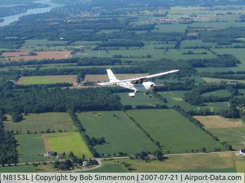 N8153L, 1967 Cessna 172H C/N 17256353, Over central Ohio at 2500 Ft.
