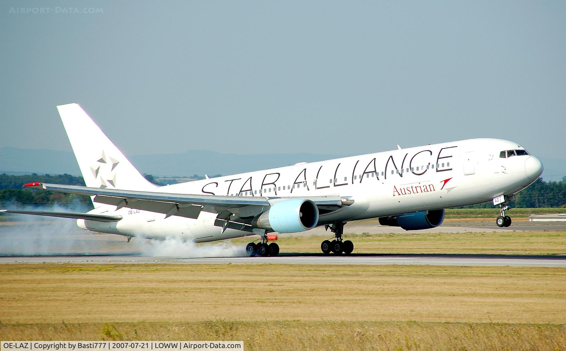 OE-LAZ, 1999 Boeing 767-3Z9 C/N 30331, May be a hard landing
