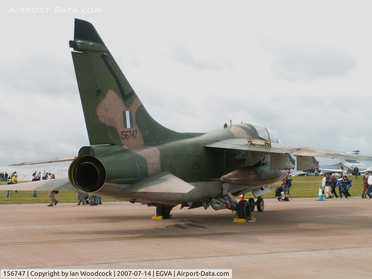 156747, LTV TA-7C Corsair II C/N E-014, Ling-Temco-Vought TA-7C/Greek A/F at RIAT Fairford