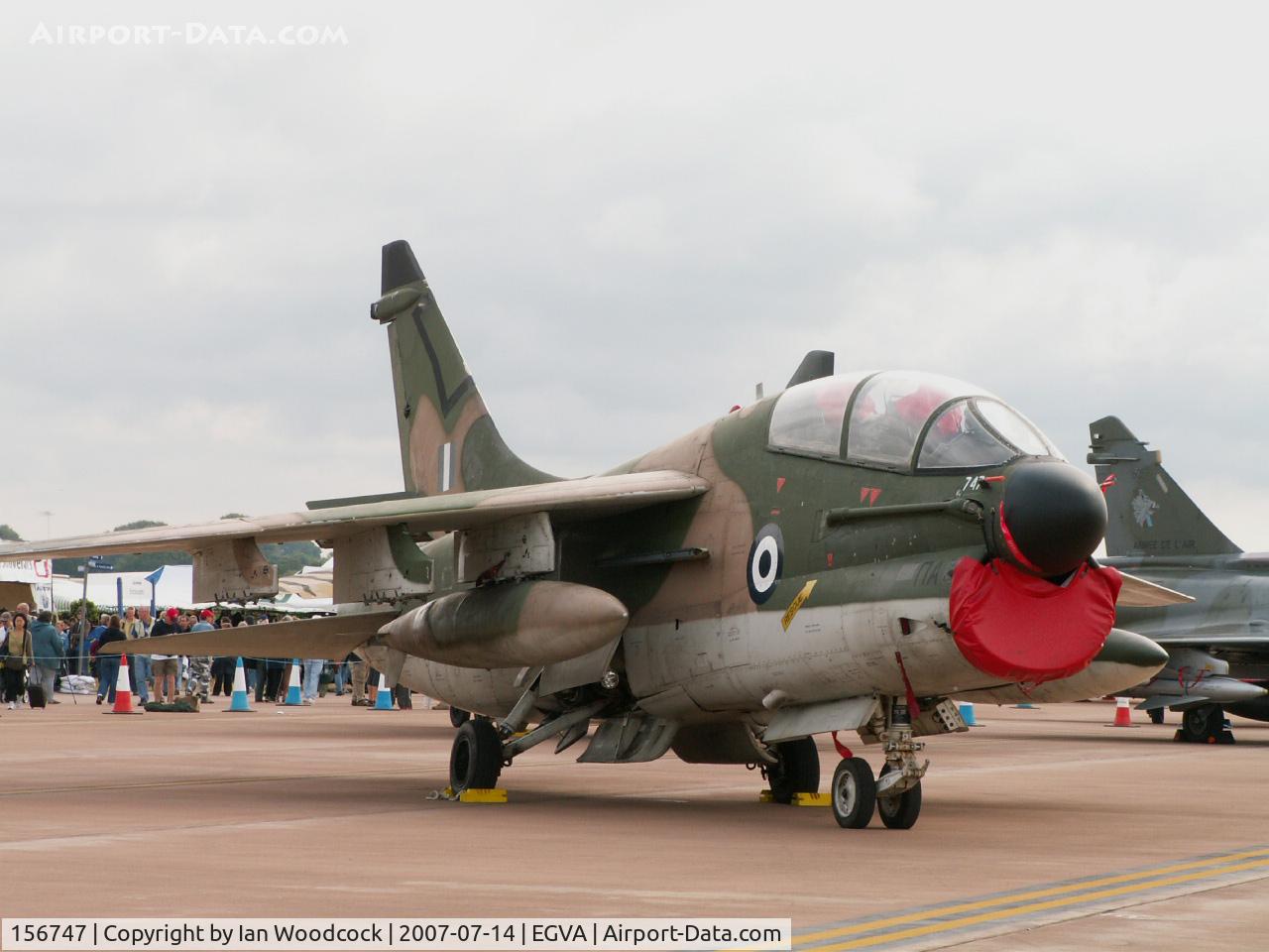 156747, LTV TA-7C Corsair II C/N E-014, Ling-Temco-Vought TA-7C/Greek A/F at RIAT Fairford