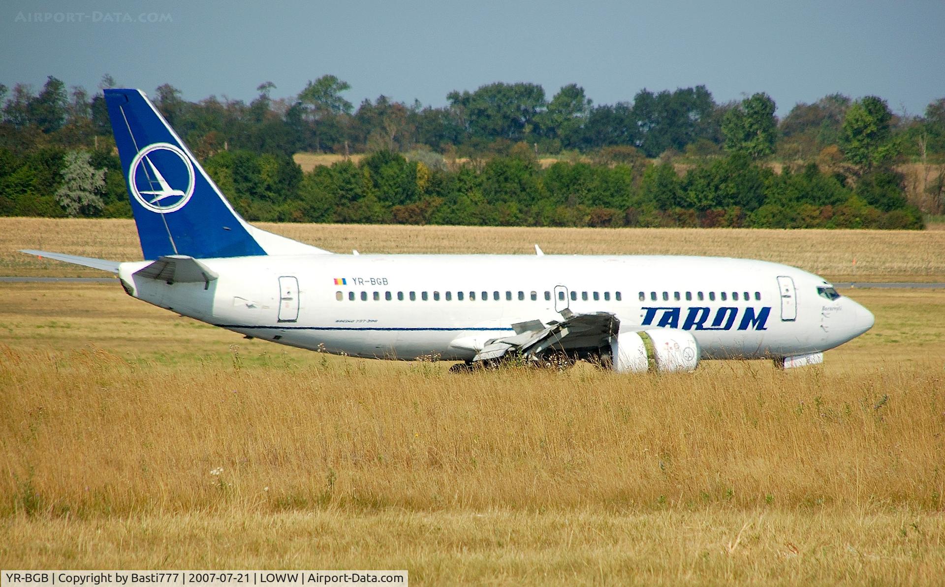 YR-BGB, 1993 Boeing 737-38J C/N 27180, In the fields