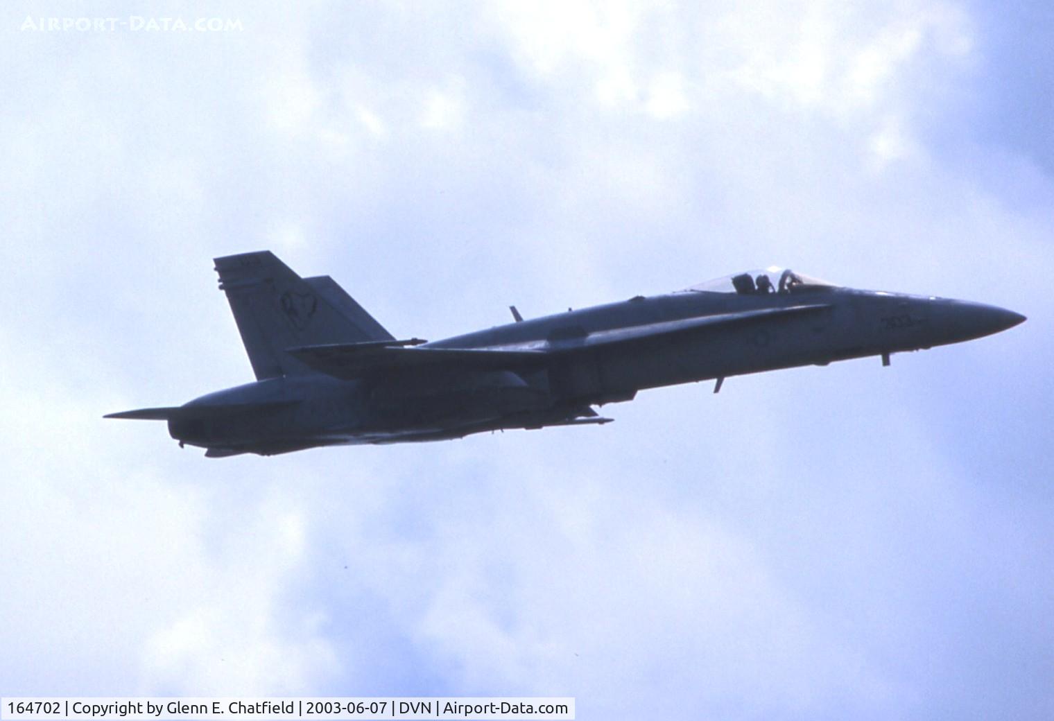 164702, McDonnell Douglas F/A-18D Hornet C/N 1141, F/A-18D at the Quad Cities Air Show
