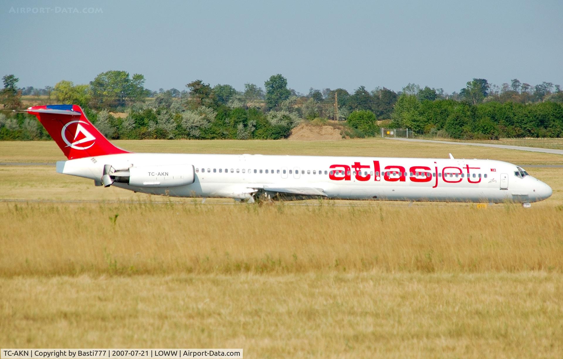 TC-AKN, McDonnell Douglas MD-83 (DC-9-83) C/N 53186, In the field again