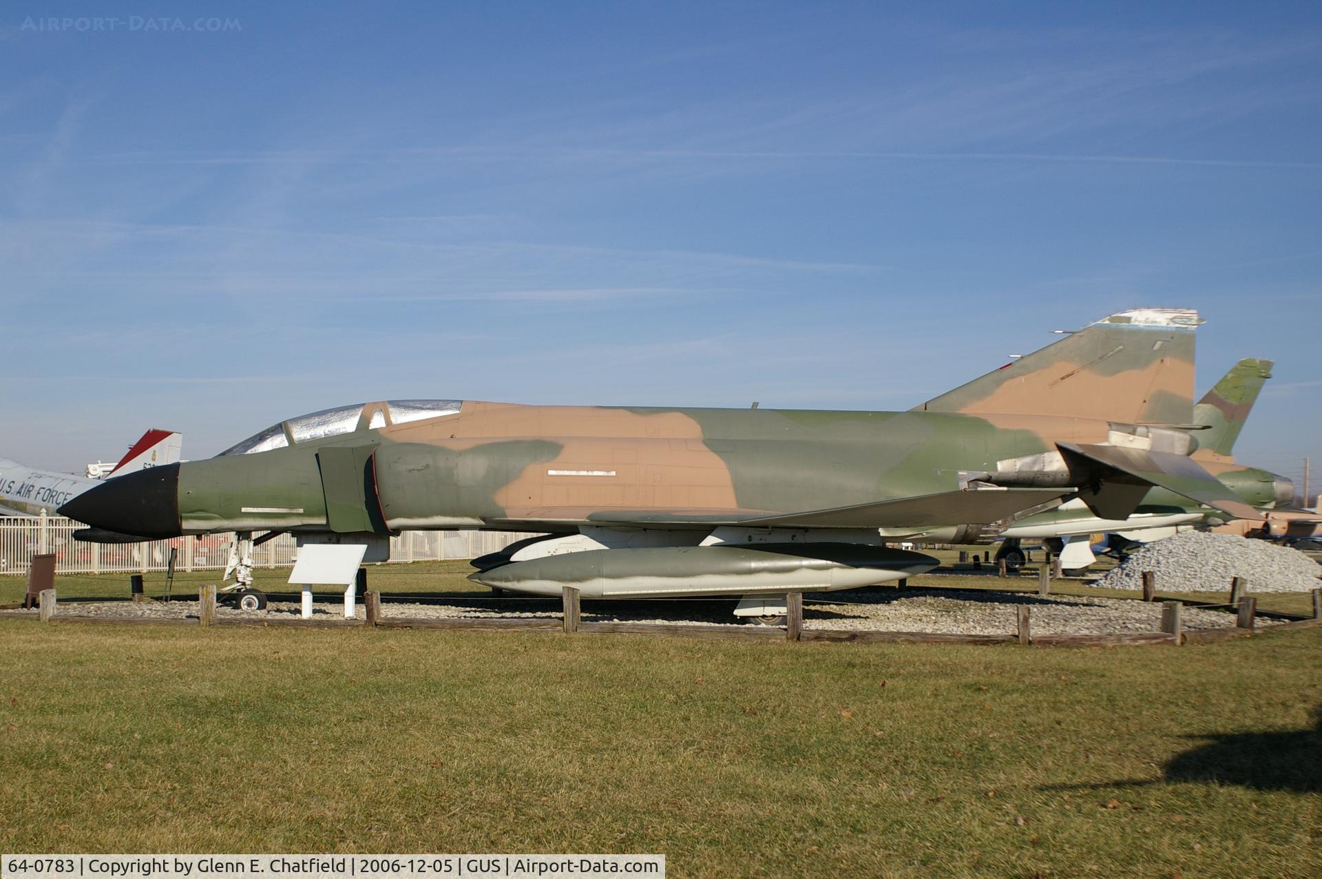 64-0783, 1964 McDonnell F-4C-23-MC Phantom II C/N 1091, F-4C at Grissom AFB museum