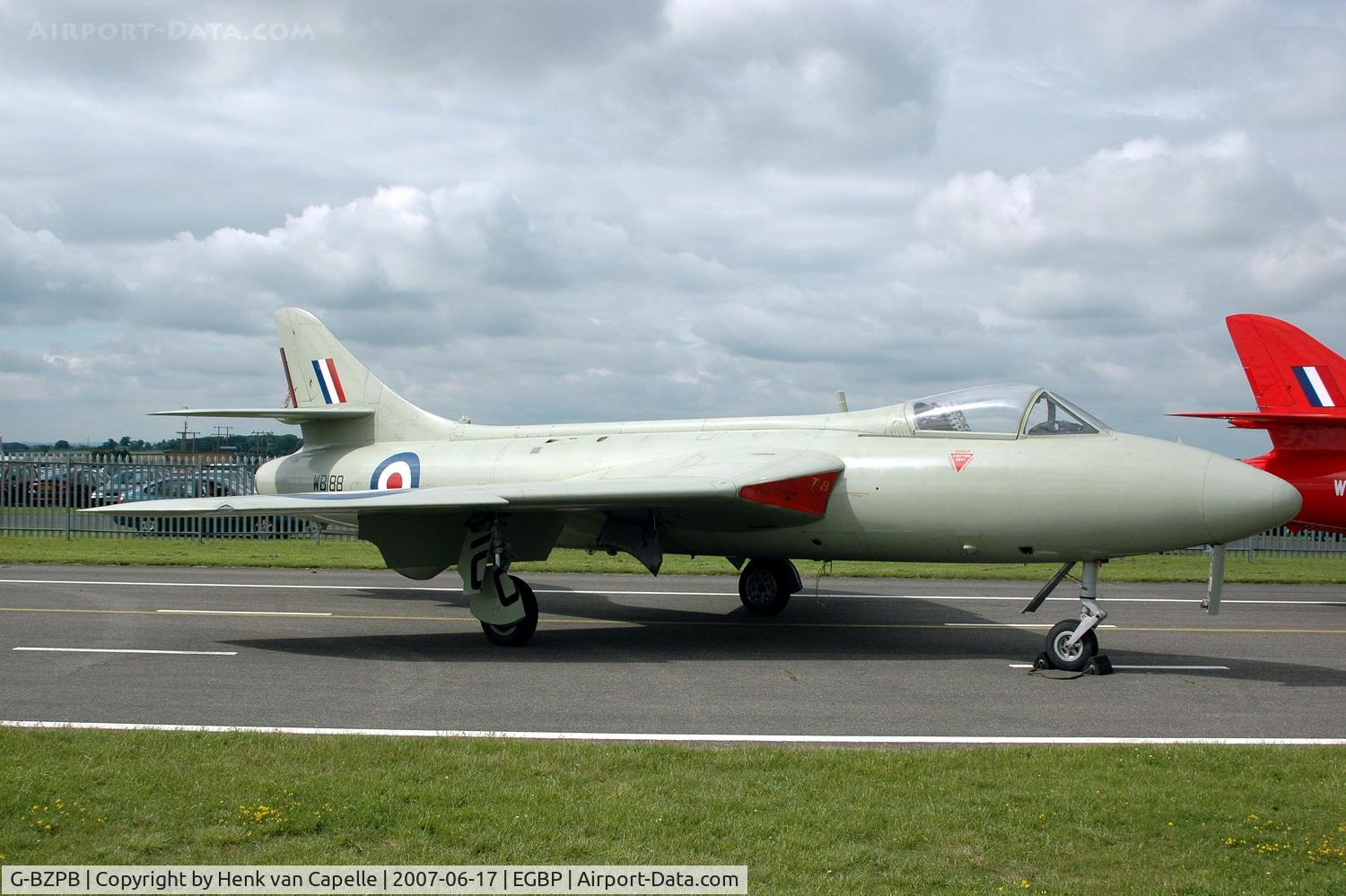 G-BZPB, 1955 Hawker Hunter GA.11 C/N 41H/670762, WB188 c/s, as flown by the legendary test pilot Neville Duke.