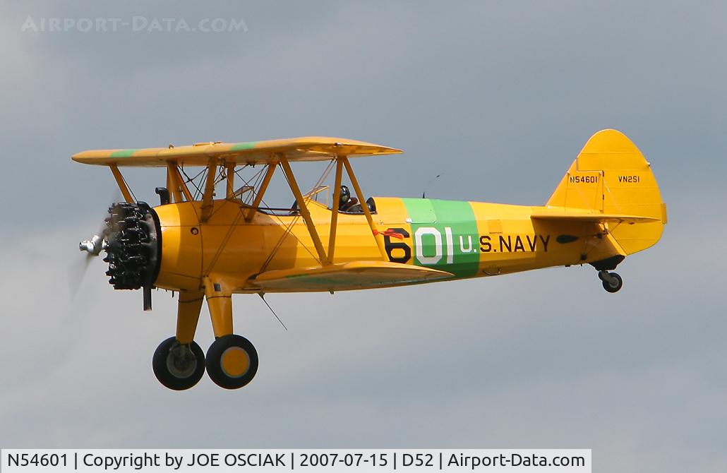 N54601, 1941 Boeing A75L300 C/N 75-1112, Taken at 2007 Geneseo Airshow