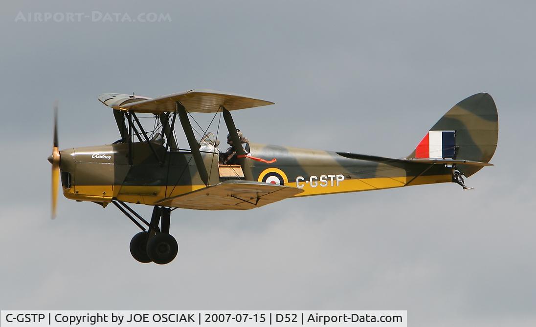 C-GSTP, 1943 De Havilland DH-82A Tiger Moth II C/N 86508, Flying at 2007 Geneseo Airshow