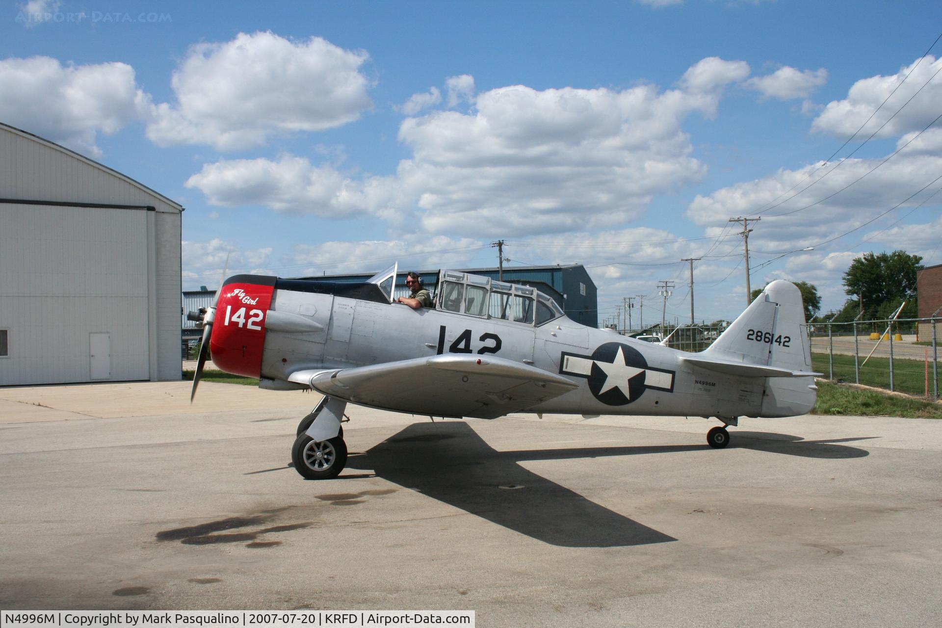 N4996M, 1944 North American AT-6D C/N 42-86142A, North American AT-6D