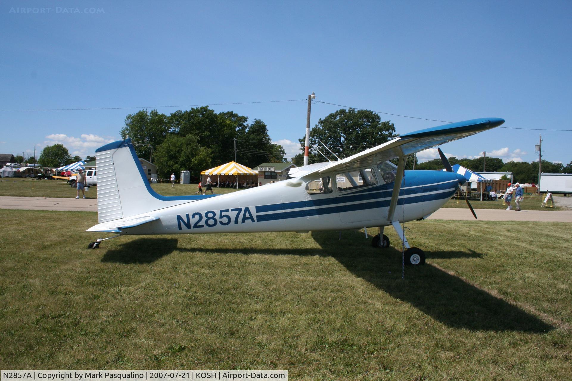 N2857A, 1953 Cessna 180 C/N 30057, Cessna 180