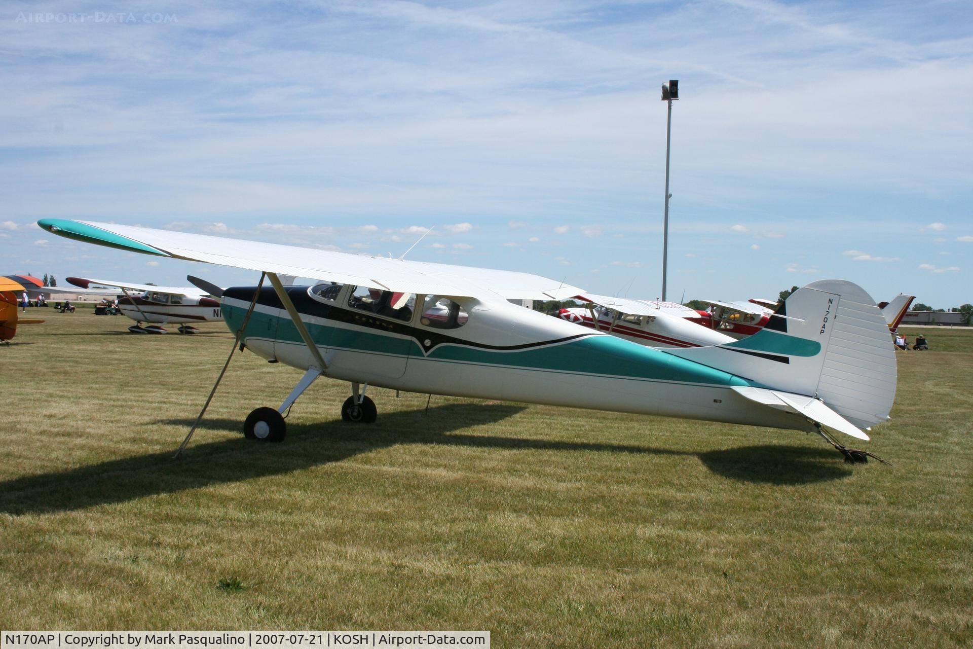 N170AP, 1951 Cessna 170A C/N 19878, Cessna 170A