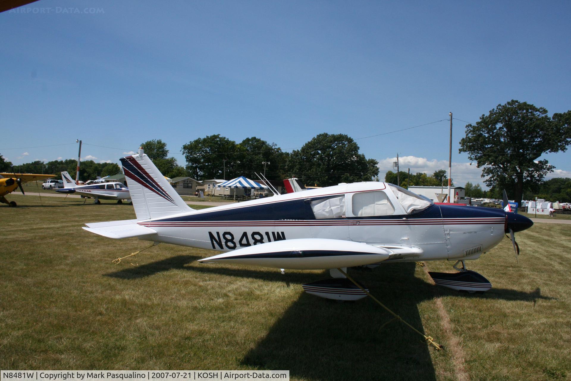 N8481W, 1965 Piper PA-28-180 Cherokee C/N 28-2725, Piper PA-28-180