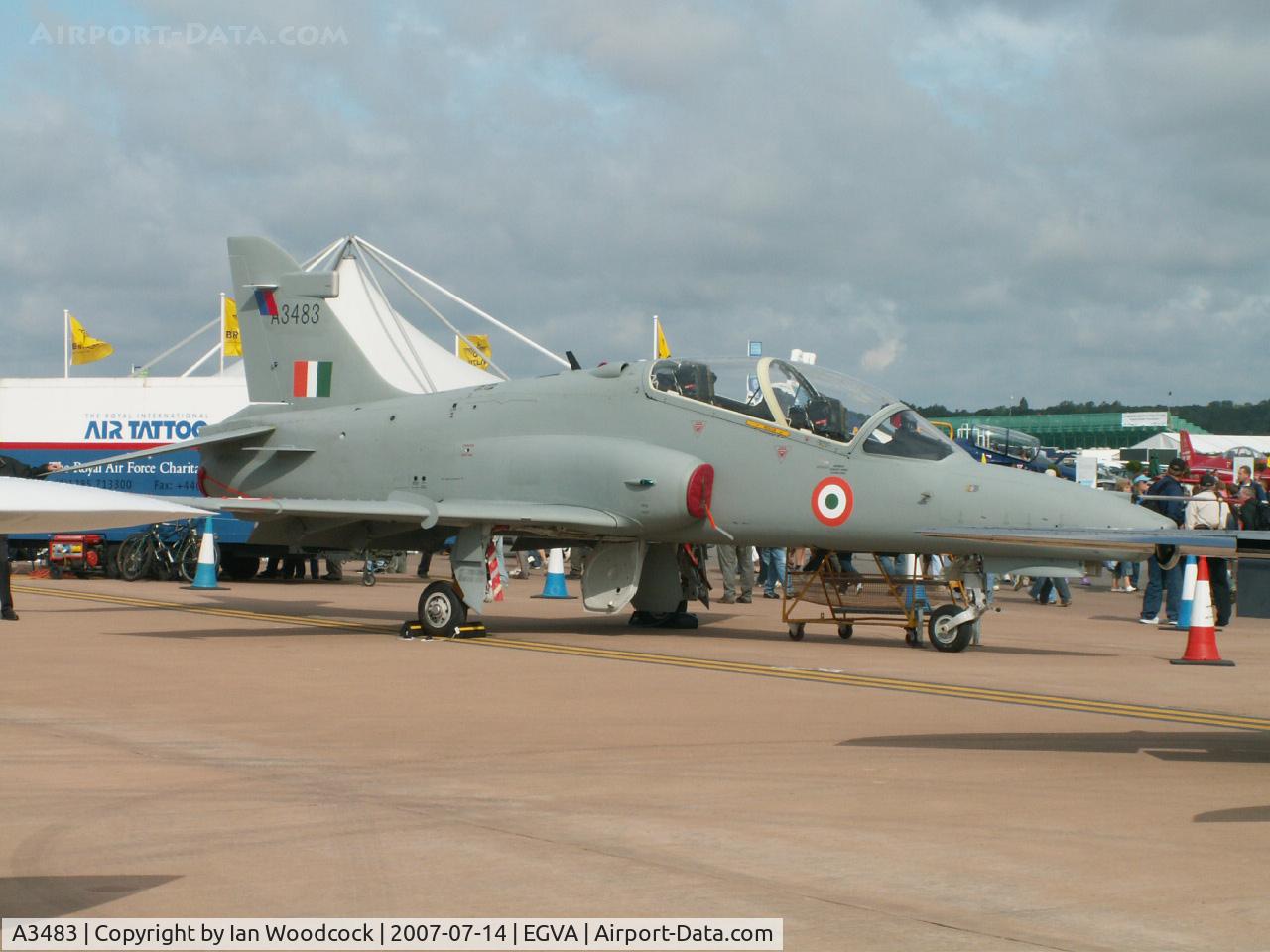 A3483, 2007 British Aerospace Hawk 132 C/N HT004/0904, BAe Hawk Mk-132/For India/RIAT Fairford