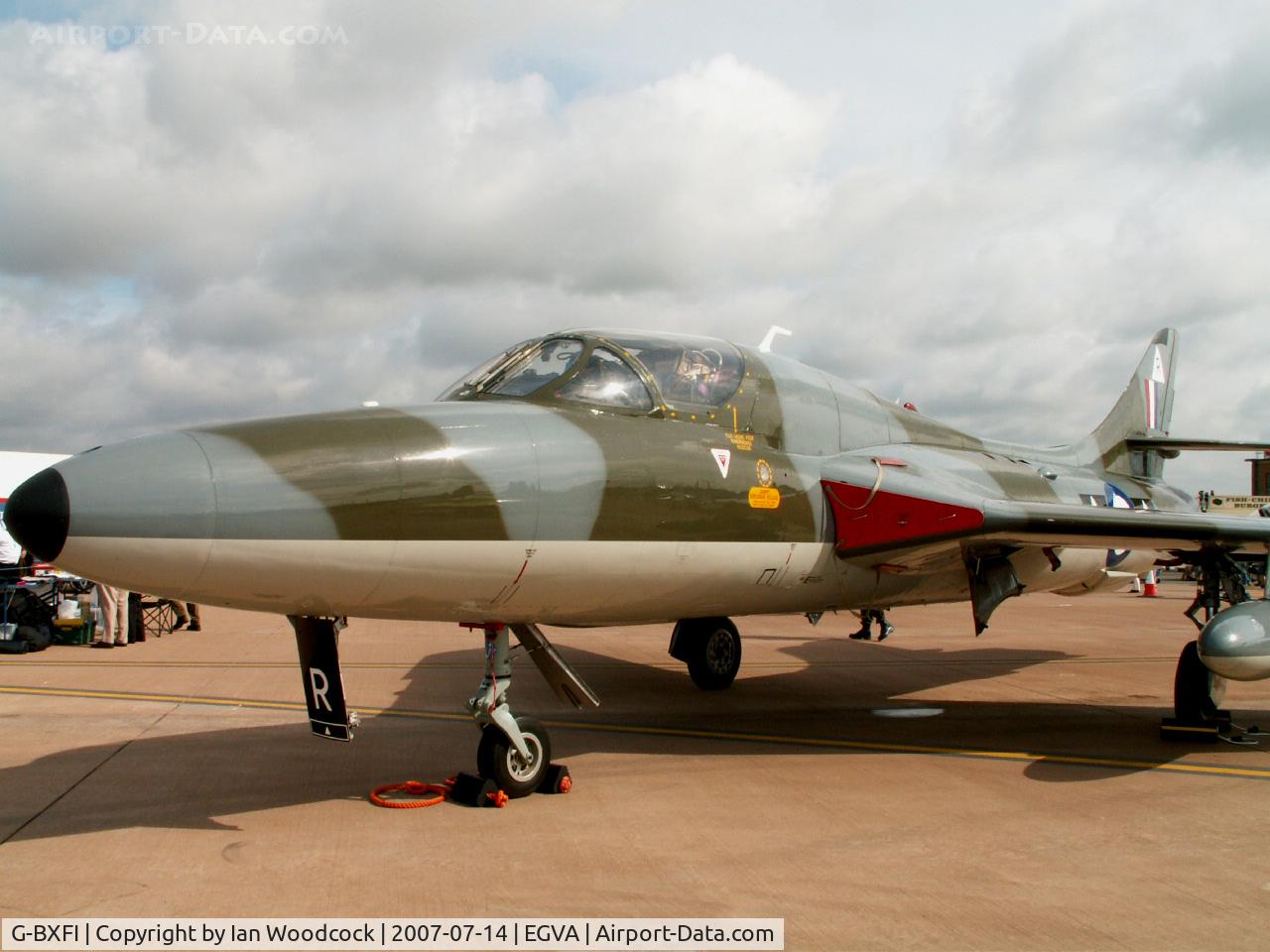 G-BXFI, 1955 Hawker Hunter T.7 C/N 41H-670818, Hawker Hunter T7/Delta Jets/RIAT Fairford